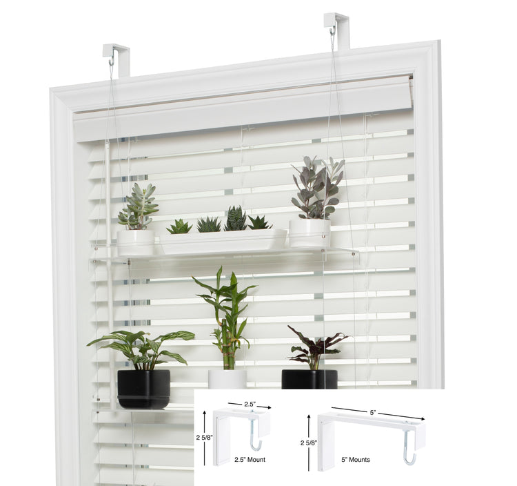 Hanging Window Plant Shelf - 4 Shelf.